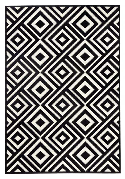 Zala Living - Hanse Home, Kusový koberec Capri 102553 | černá Typ: 70x140 cm