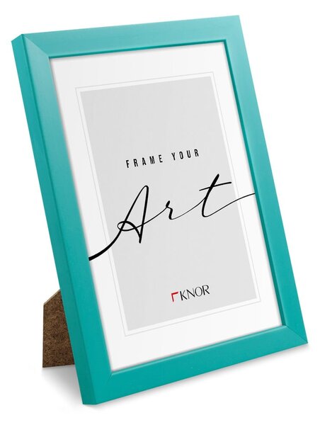 Tyrkysový rámeček na zeď 32x42 cm – knor