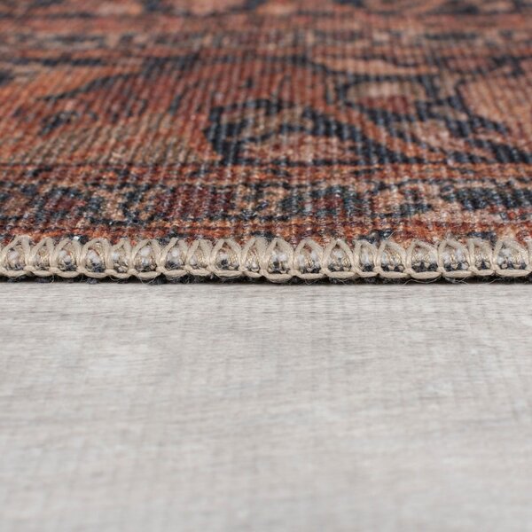 Vínový pratelný koberec 152x230 cm Nico Global – Flair Rugs