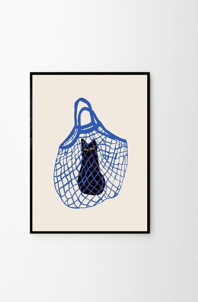 Plakát 30x40 cm The Cat’s In The Bag – Chloe Purpero Johnson – The Poster Club
