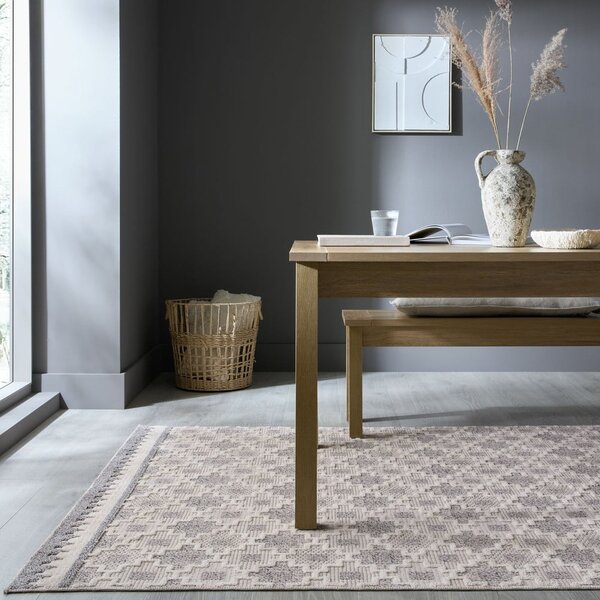 Šedobéžový pratelný koberec 155x230 cm Graysen – Flair Rugs