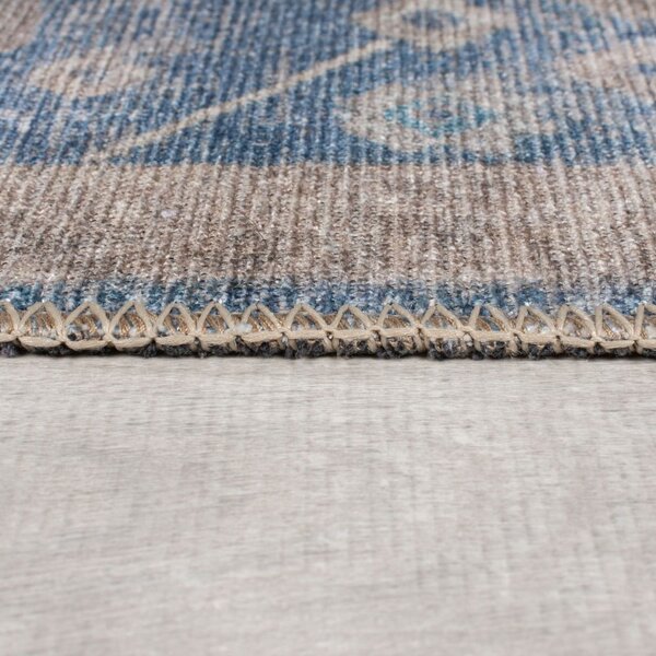 Modrý pratelný běhoun 60x230 cm Orelia Global – Flair Rugs