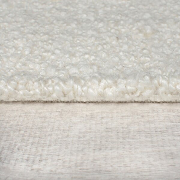 Krémový ručně tkaný koberec s příměsí vlny 120x170 cm Astera Linear – Flair Rugs