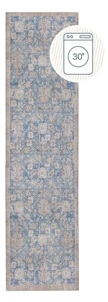 Modrý pratelný běhoun 60x230 cm Orelia Global – Flair Rugs