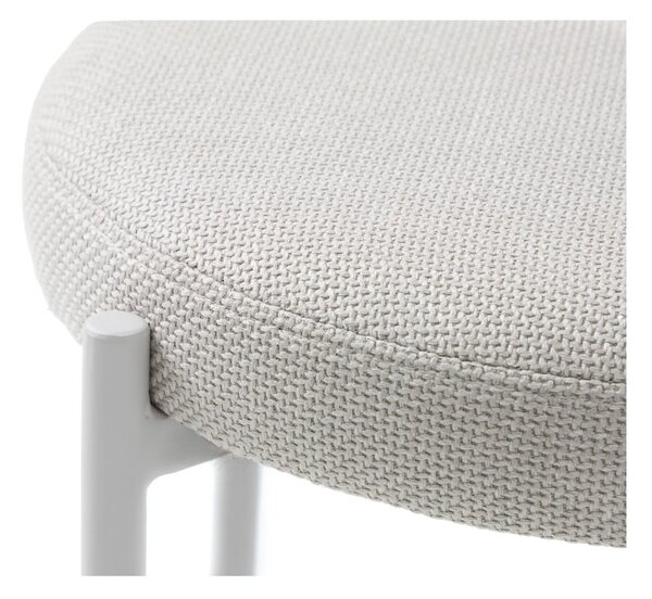 Krémová kovová stolička Pelican – Unique Furniture