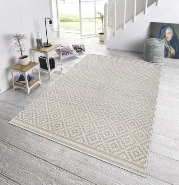 Hanse Home, Kusový koberec Meadow 102467 – na ven i na doma, 80x150, šedá, chodba / předsíň