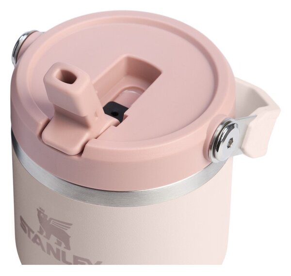 Světle růžová termoska z nerezové oceli 600 ml IceFlow™ Flip Straw 2.0 Tumbler Rose Quartz – Stanley