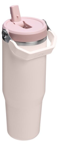 Světle růžová termoska z nerezové oceli 890 ml IceFlow™ Flip Straw 2.0 Tumbler Rose Quartz – Stanley
