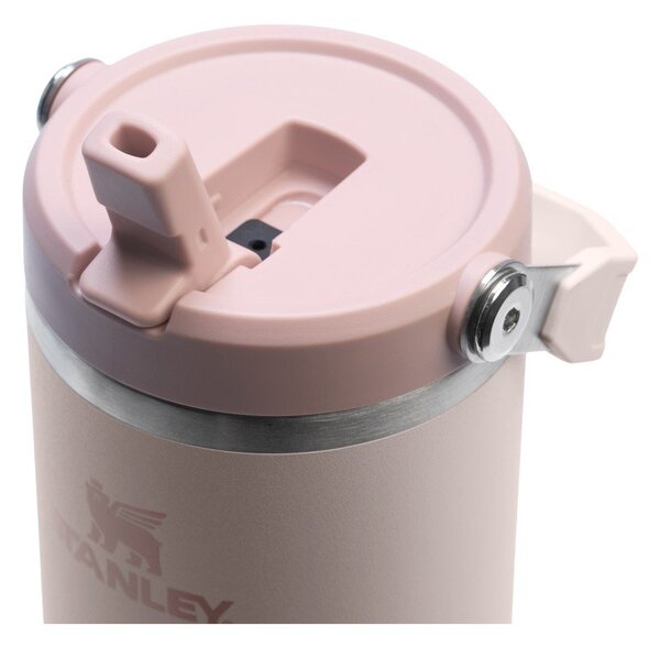 Světle růžová termoska z nerezové oceli 890 ml IceFlow™ Flip Straw 2.0 Tumbler Rose Quartz – Stanley