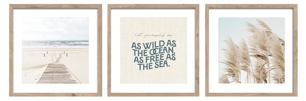 Obrazy v sadě 3 ks 30x40 cm Seaside – Styler