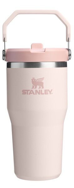 Světle růžová termoska z nerezové oceli 600 ml IceFlow™ Flip Straw 2.0 Tumbler Rose Quartz – Stanley