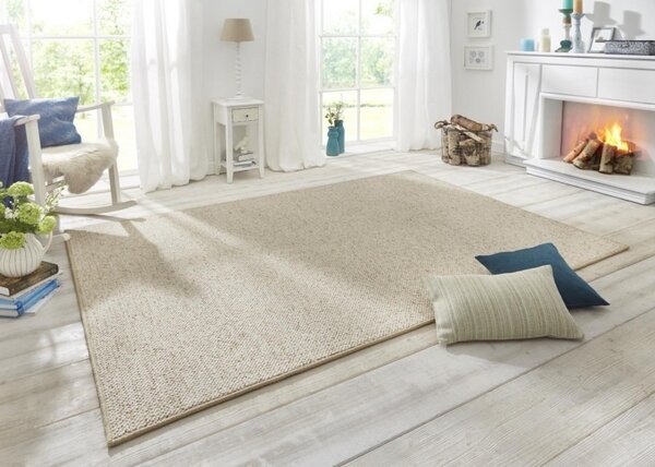 BT Carpet - Hanse Home koberce Ložnicová sada Wolly 102843 Creme - 2 díly: 67x140, 67x250 cm