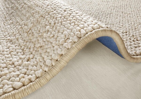 BT Carpet, Kusový koberec Wolly 102843 kruh, 200x200 (průměr) kruh, bílá, ložnice