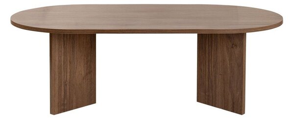 Tmavě hnědý konferenční stolek v dekoru ořechu 60x119 cm Sable – Kalune Design