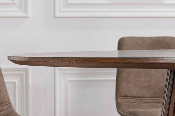 Designový jídelní stůl Wadeline 120 cm tmavý dub