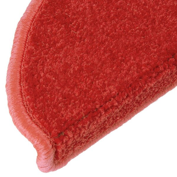 Vopi Nášlapy na schody Eton červený půlkruh, samolepící - 24x65 půlkruh (rozměr včetně ohybu)
