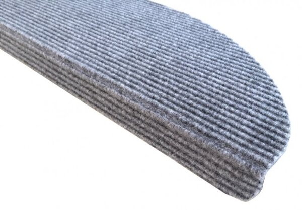 Vopi Nášlapy na schody Quick step šedý půlkruh, samolepící - 24x65 půlkruh (rozměr včetně ohybu)