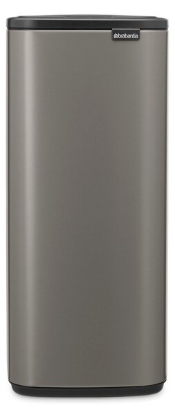 Šedý dotykový ocelový odpadkový koš 30 l Bo Touch – Brabantia