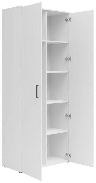 VÍCEÚČELOVÁ SKŘÍŇ, bílá, 80/195/40 cm Carryhome - Víceúčelové skříně