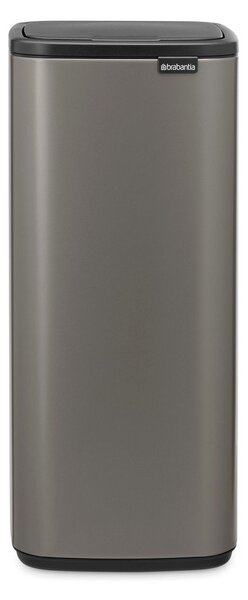 Šedý dotykový ocelový odpadkový koš 30 l Bo Touch – Brabantia