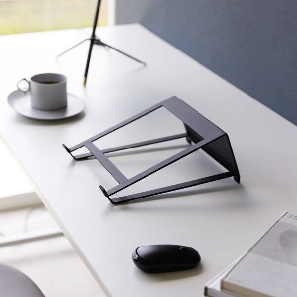 Černý kovový stojan pro notebook Tower – YAMAZAKI