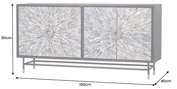 Designová komoda Santuzza 160 cm vícebarevná