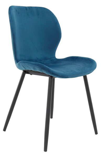 Jídelní židle Etona I Velvet blue