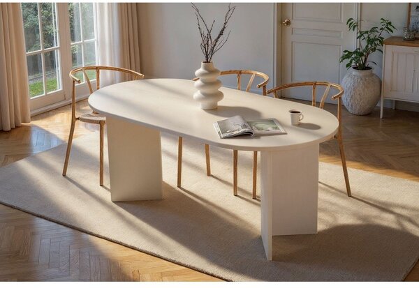 Pololesklý jídelní stůl 89,5x180 cm Sablin – Kalune Design
