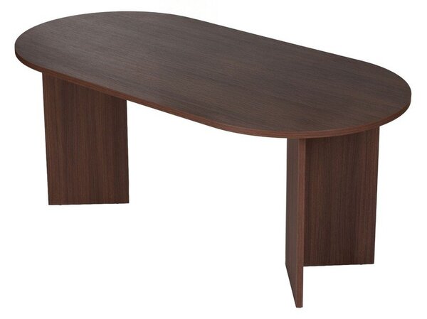 Jídelní stůl v dekoru ořechu 89,5x180 cm Sablin – Kalune Design