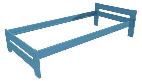 Vomaks Jednolůžková postel VMK006B Rozměr: 100 x 200 cm, Povrchová úprava: netransparentní barva modrá