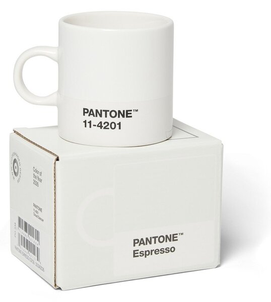 Bílý keramický hrnek na espresso 120 ml Cloud Dancer – Pantone