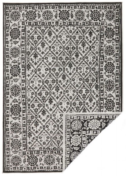 NORTHRUGS - Hanse Home, Kusový koberec Twin-Wendeteppiche 103113 schwarz creme | černá Typ: 80x150 cm