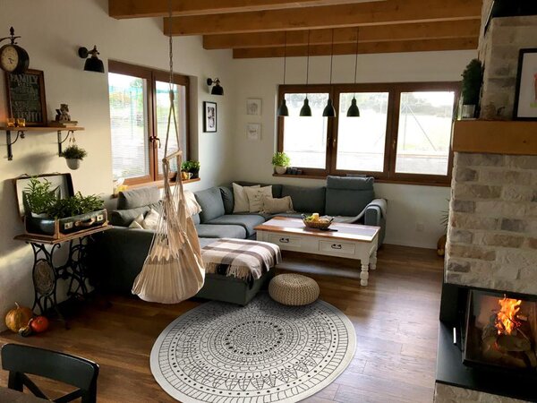 Hanse Home, Kusový koberec Twin-Wendeteppiche 103101 creme schwarz kruh – na ven i na doma, 140x140 (průměr) kruh, bílá, chodba / předsíň