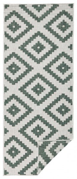 Hanse Home, Kusový koberec Twin-Wendeteppiche 103131 grün creme – na ven i na doma, 160x230, zelená, chodba / předsíň