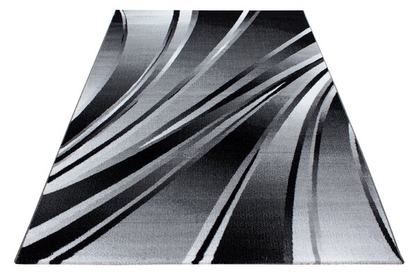 Ayyildiz, AKCE: 200x290 cm Kusový koberec Parma 9210 black, šedá, chodba / předsíň