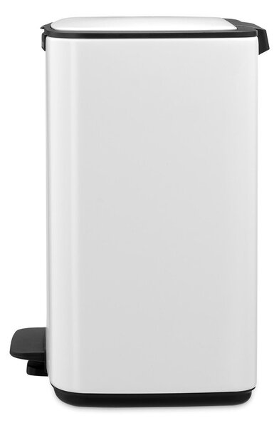 Bílý nášlapný ocelový odpadkový koš 12 l Bo – Brabantia