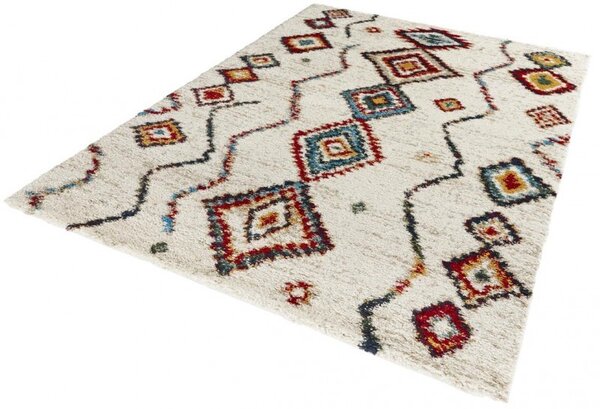 Hanse Home, Kusový koberec Nomadic 102693 Geometric Creme, 160x230, vícebarevná, ložnice