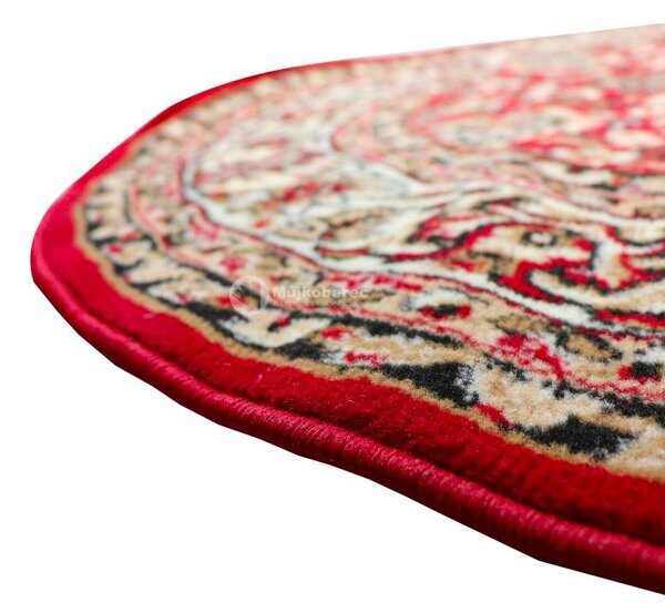 Sintelon, Kusový koberec Teheran Practica 59/CVC ovál, 160x230, červená, chodba / předsíň