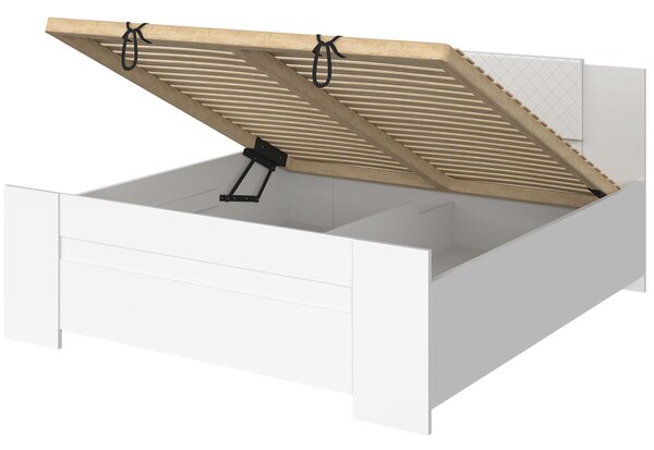 - Manželská postel 160x200 CORTLAND - dub artisan
