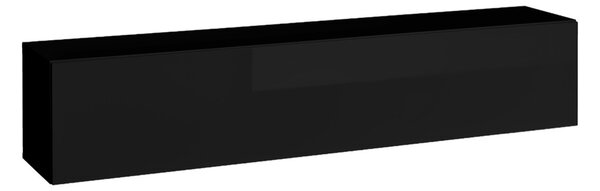 Obdelníková skříňka na zeď ILKA 4 - černá