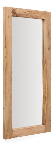 Nástěnné zrcadlo s dřevěným rámem 80x180 cm Maden – Kave Home