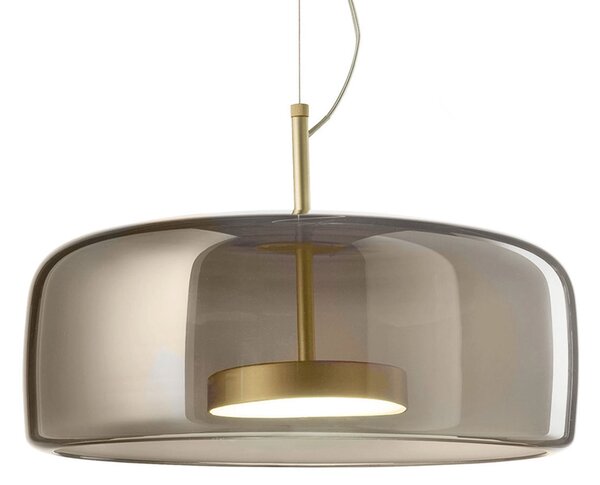 Toolight Toolight, LED stropní závěsné svítidlo APP310-1CP, zlatá-šedá, OSW-03897