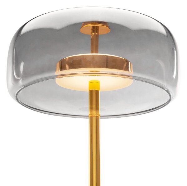 Toolight Stojací lampa LED APP749-1F Zlatá