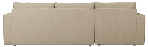 Rohová čtyřmístná pohovka rab 280 cm levá písková