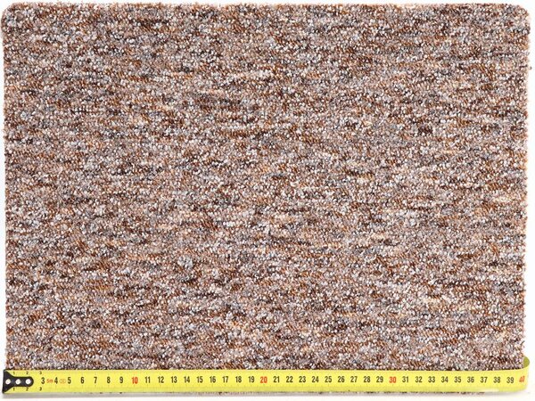 Associated Weavers, Metrážový koberec Savannah 39, na míru, šíře 3m,4m, hnědá, filc, chodba / předsíň