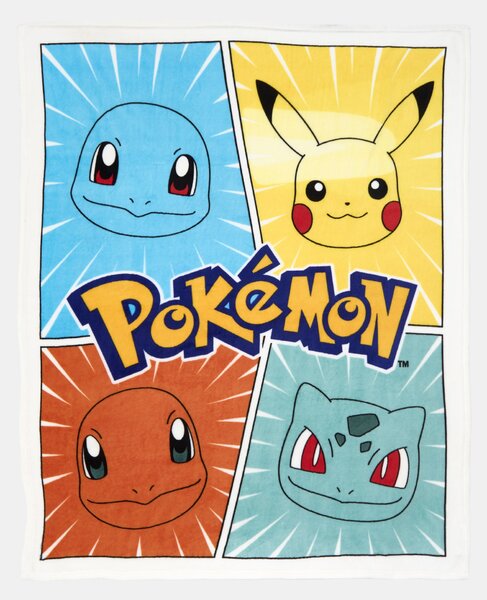 Sinsay - Dětská deka Pokémon - vícebarevná