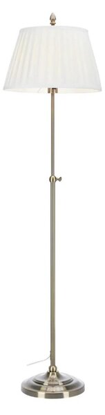 Markslöjd 108972 - Stojací lampa OXFORD 1xE14/40W/230V bílá/mosaz