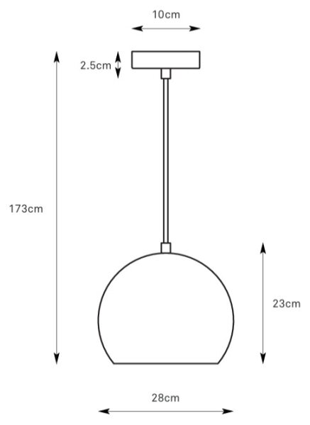 Markslöjd 108986 - Lustr na lanku POP 1xE27/40W/230V pr. 28 cm šedá