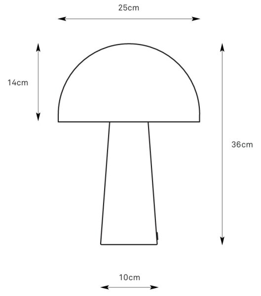 Markslöjd 108994 - Stolní lampa MANTAR 1xE14/40W/230V modrá