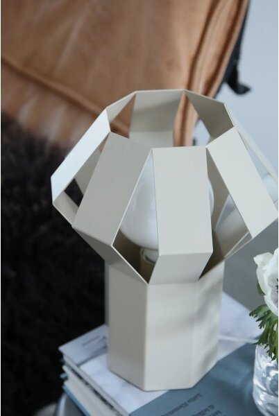 Markslöjd 109147 - Stolní lampa OCTA 1xE27/60W/230V krémová